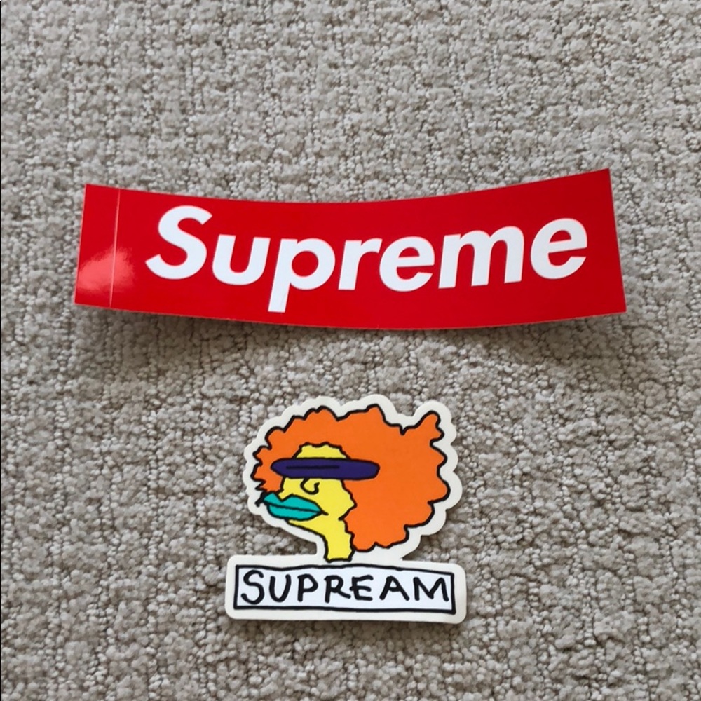 💯% Supreme stickers